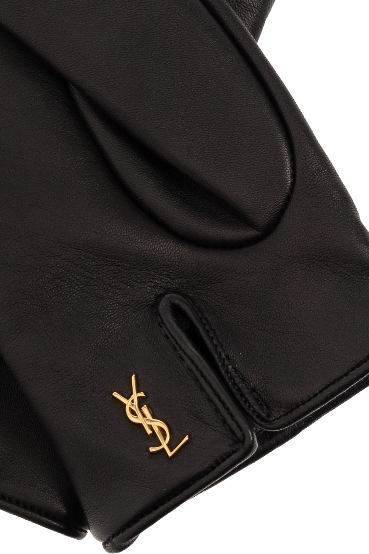 Black Leather gloves Saint Laurent - Vitkac AS